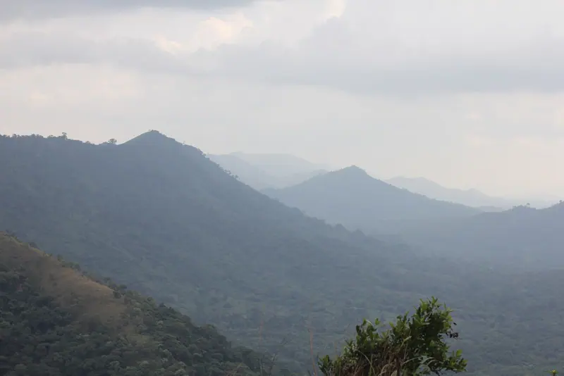The view from the summit of Mount Afadja