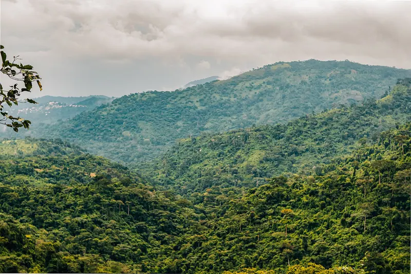 Hills around Akosombo