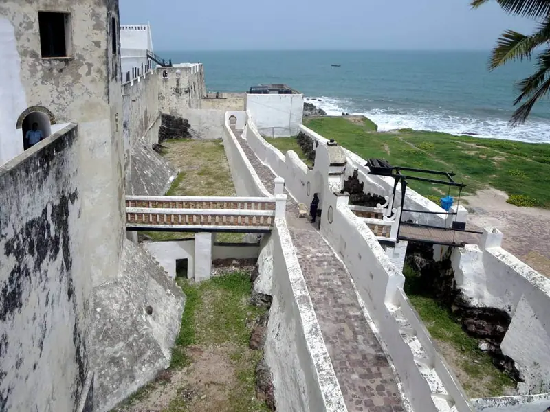 The outer walls of Elmina Castle