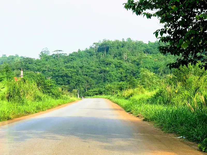 The road near Wiawso
