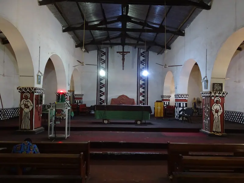 Inside Navrongo Cathedral