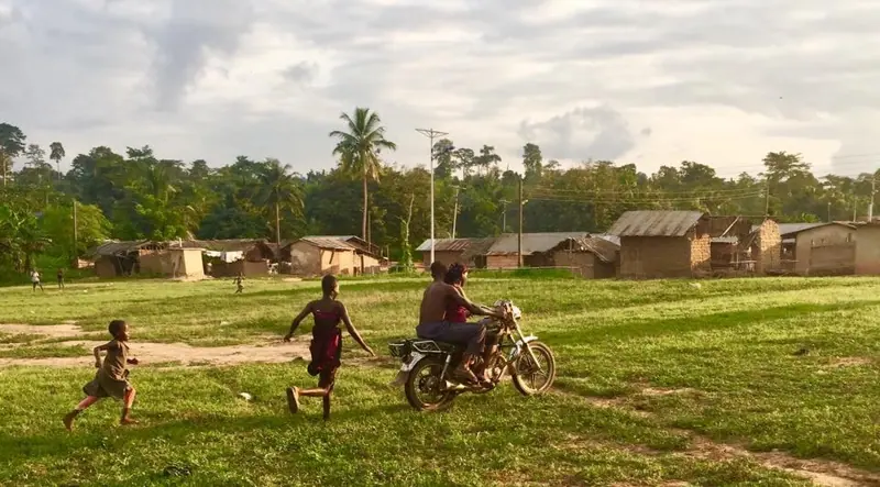 Evening in a Sefwi village