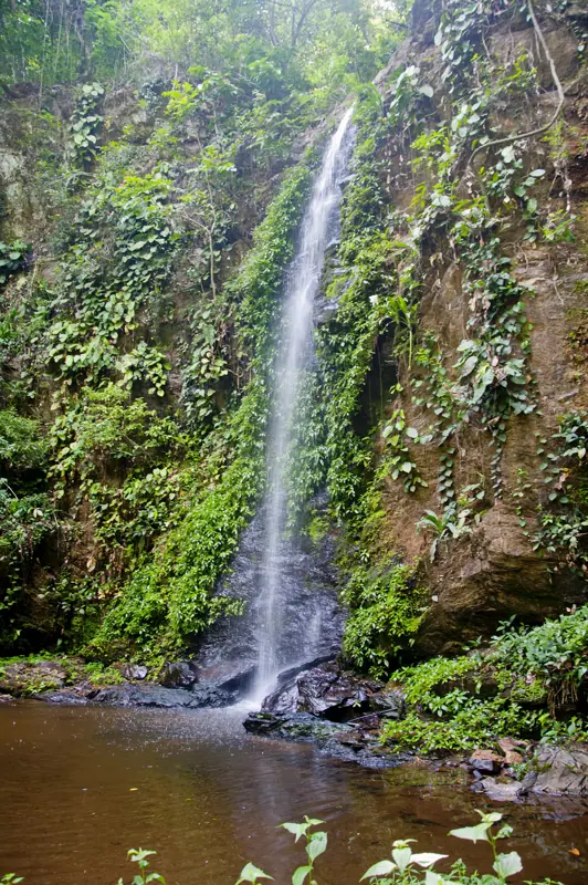 A waterfall in Kyabobo National Park
