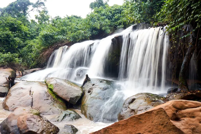 The first stage of Kintampo Waterfalls