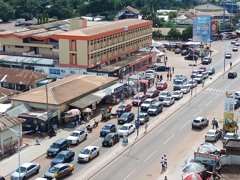 Sunyani town centre