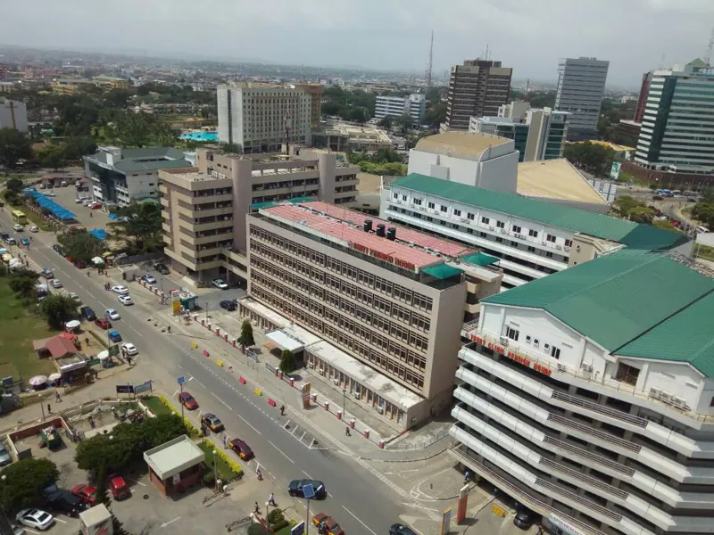 Accra from a rooftop
