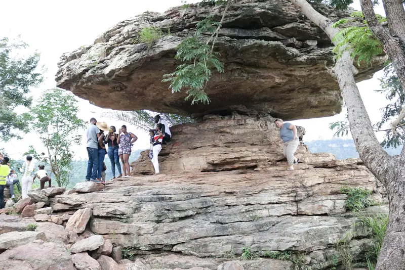 Umbrella Rock, near Boti Falls