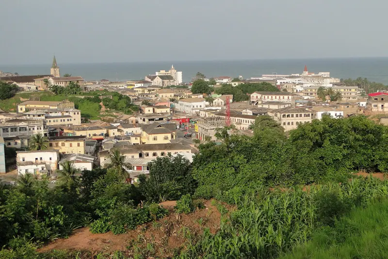 Cape Coast from Fort Victoria