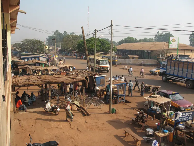 The centre of Yendi