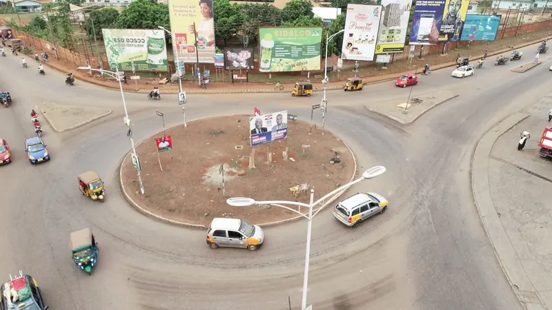 Holy Family roundabout, Techiman, Bono East Region